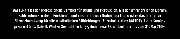 Bis zum 31. Mai 2009.