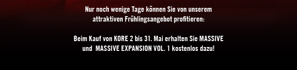 MASSIVE und MASSIVE EXPANSION VOL. 1 kostenlos dazu!
