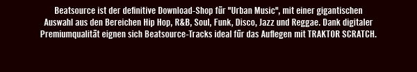 Onlineshop f&uuml;r urbane Musik