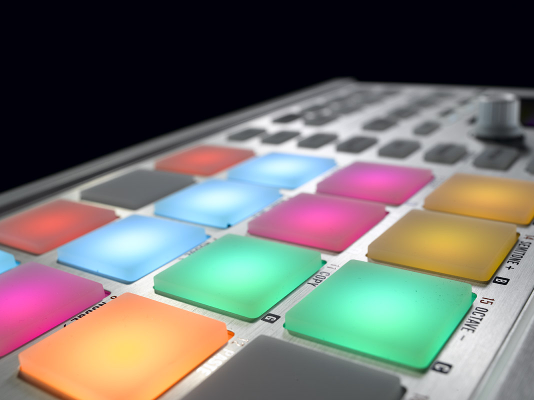 MASCHINE MIKRO white - pad labels