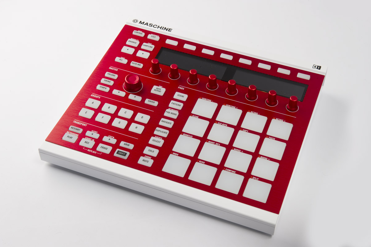 DRAGON RED on white MASCHINE