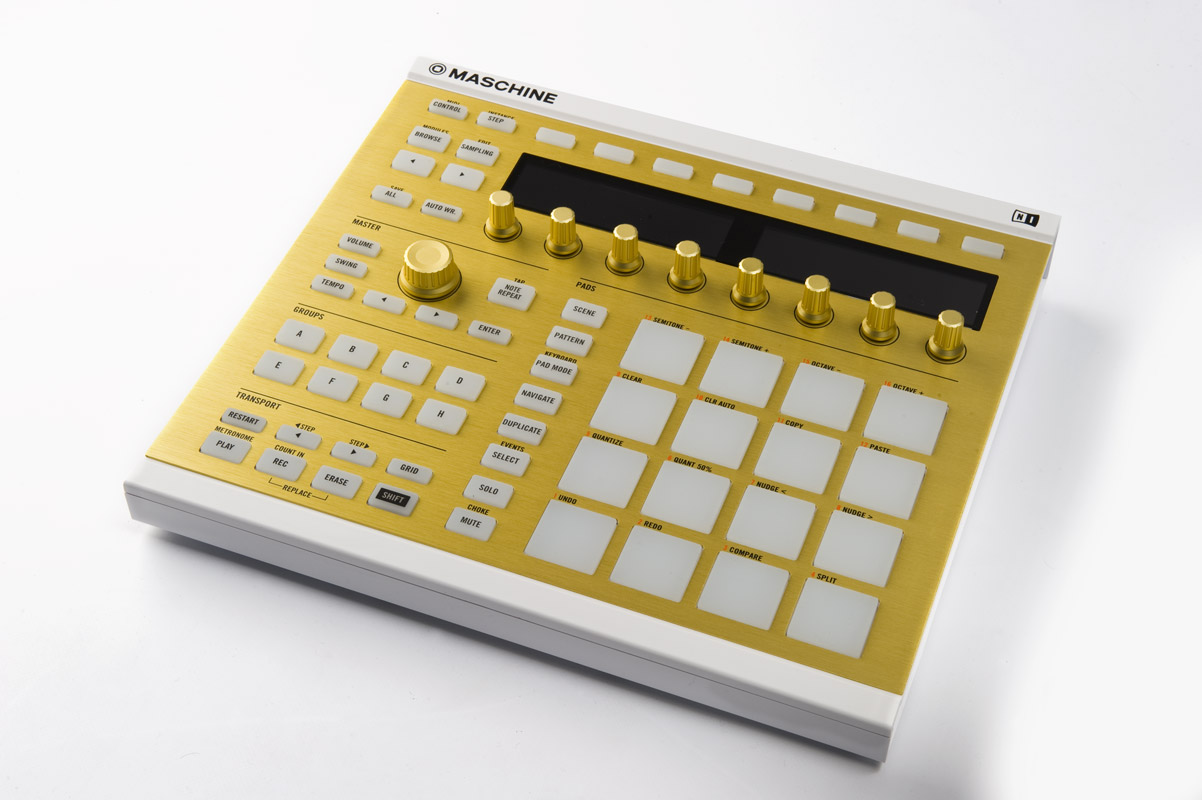 SOLID GOLD on white MASCHINE
