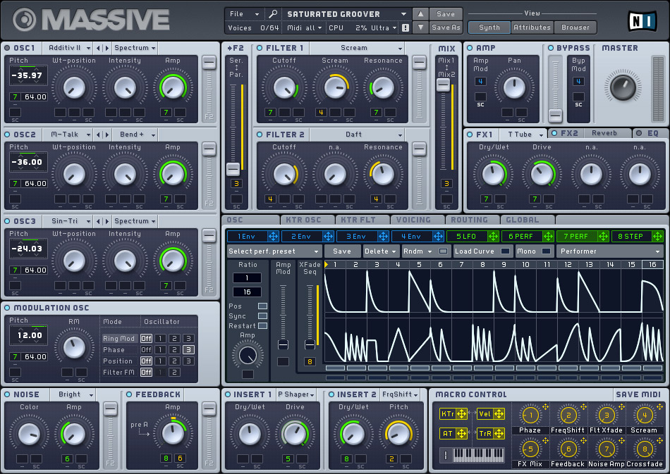 MASSIVE synth included