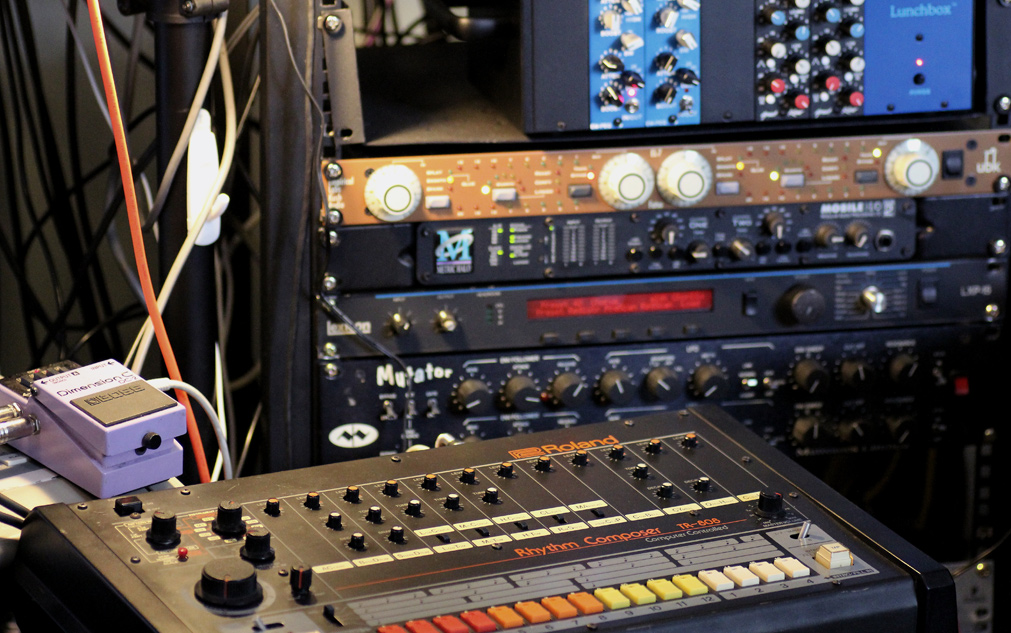 Roland 808 and Rack