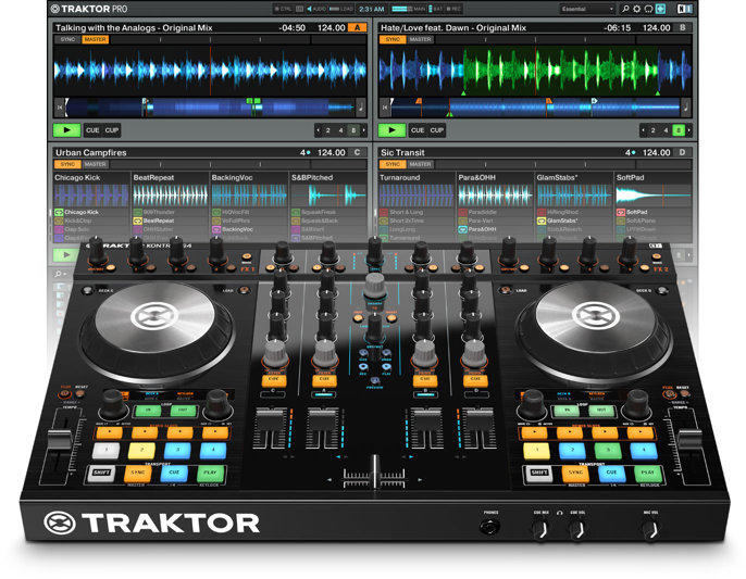 Máy DJ chỉnh nhạc Native Instruments Traktor Kontrol DJ Controller