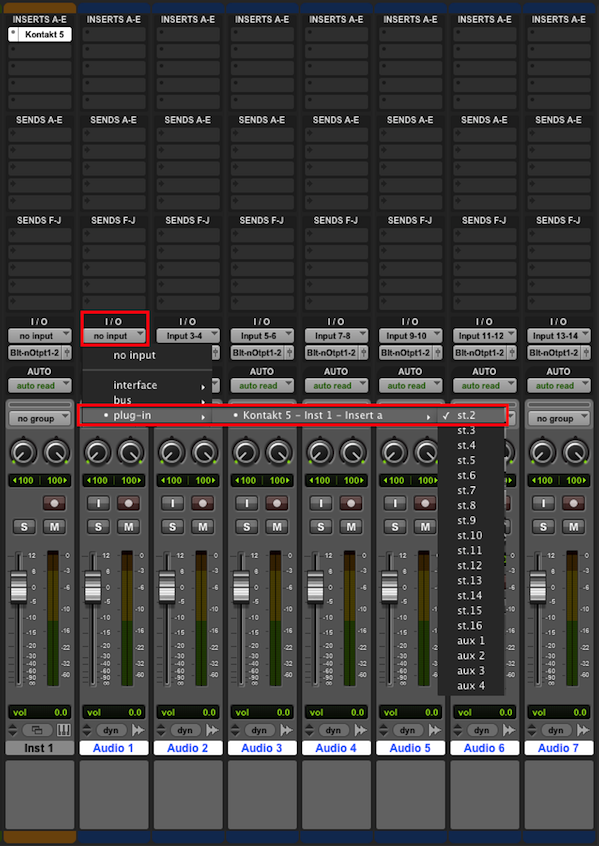 How to Route KONTAKT 5 to Multiple Outputs in Pro Tools 10 Knowledge