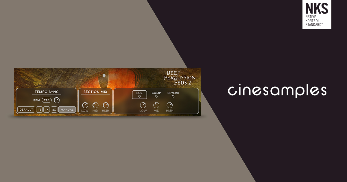 Deep Percussion Beds 2 dynamic loops for actionpacked scenes