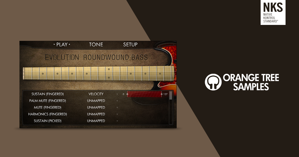Orange Tree Samples \u2013 Evolution Roundwound Bass (KONTAKT)