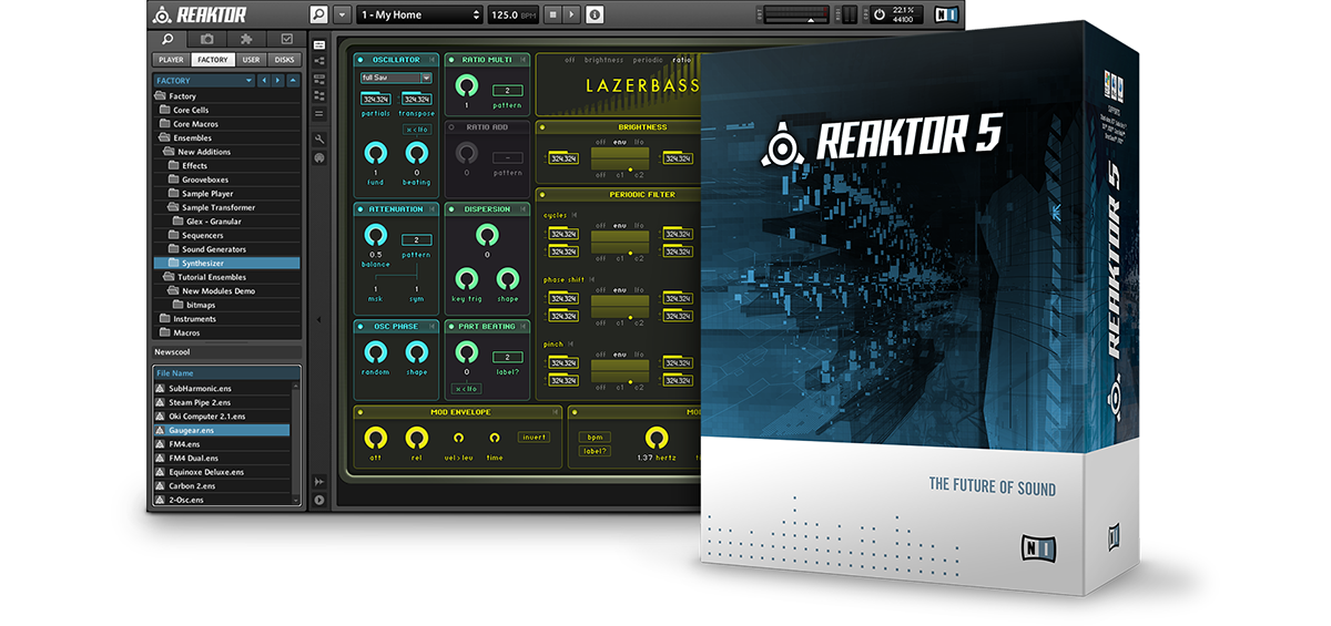 Komplete Synths Reaktor 5 Produkte