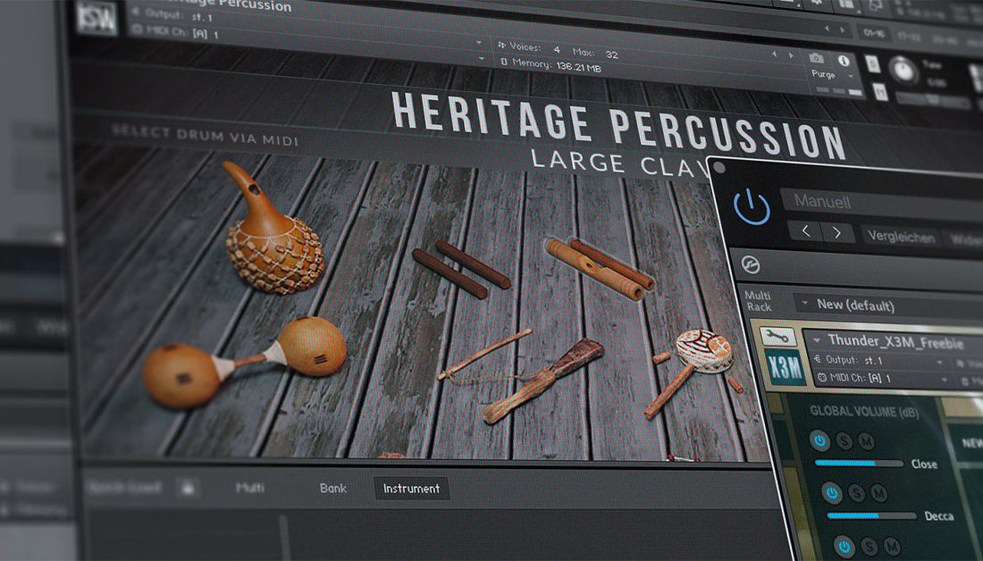 Get groovy with 5 free percussion libraries for KONTAKT