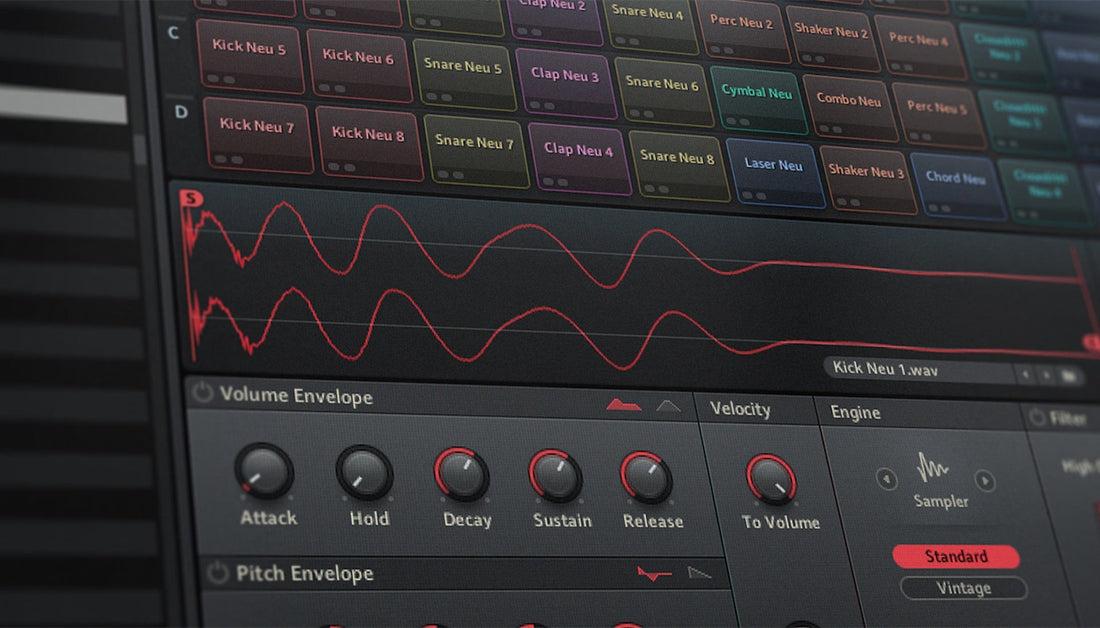 7 drum patterns feature