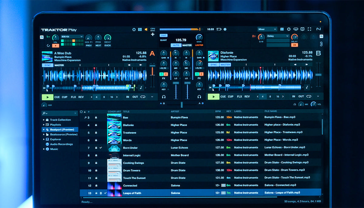Traktor Play feature