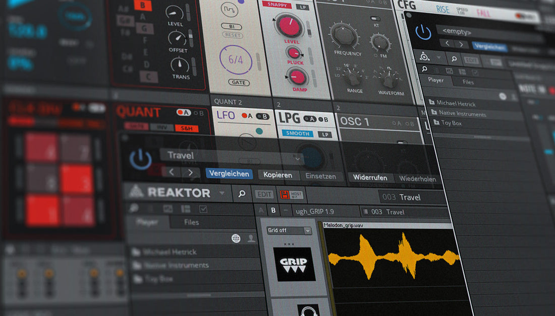 8 free, futuristic-sounding ensembles for REAKTOR