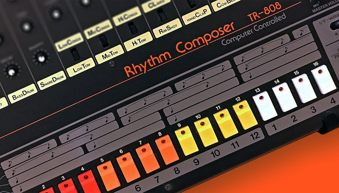808 drum machine.