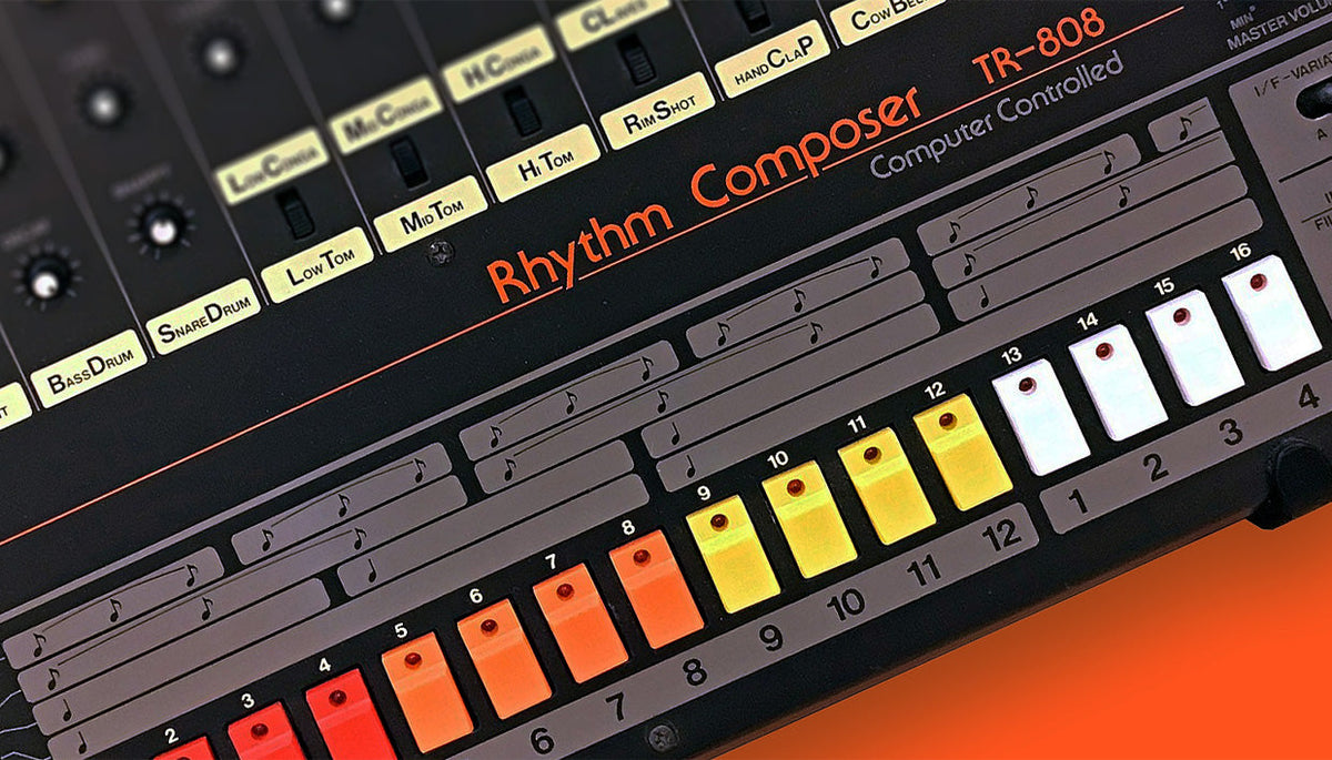 808 drum machine.