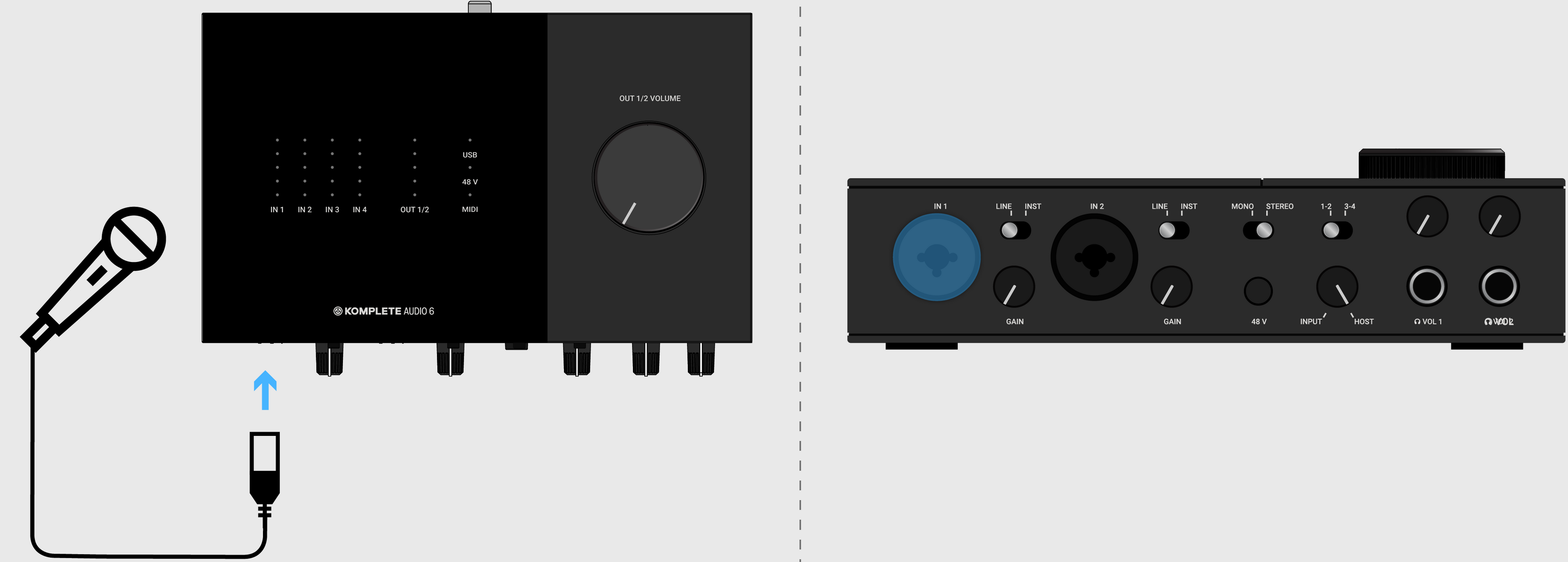 Connecting a Microphone