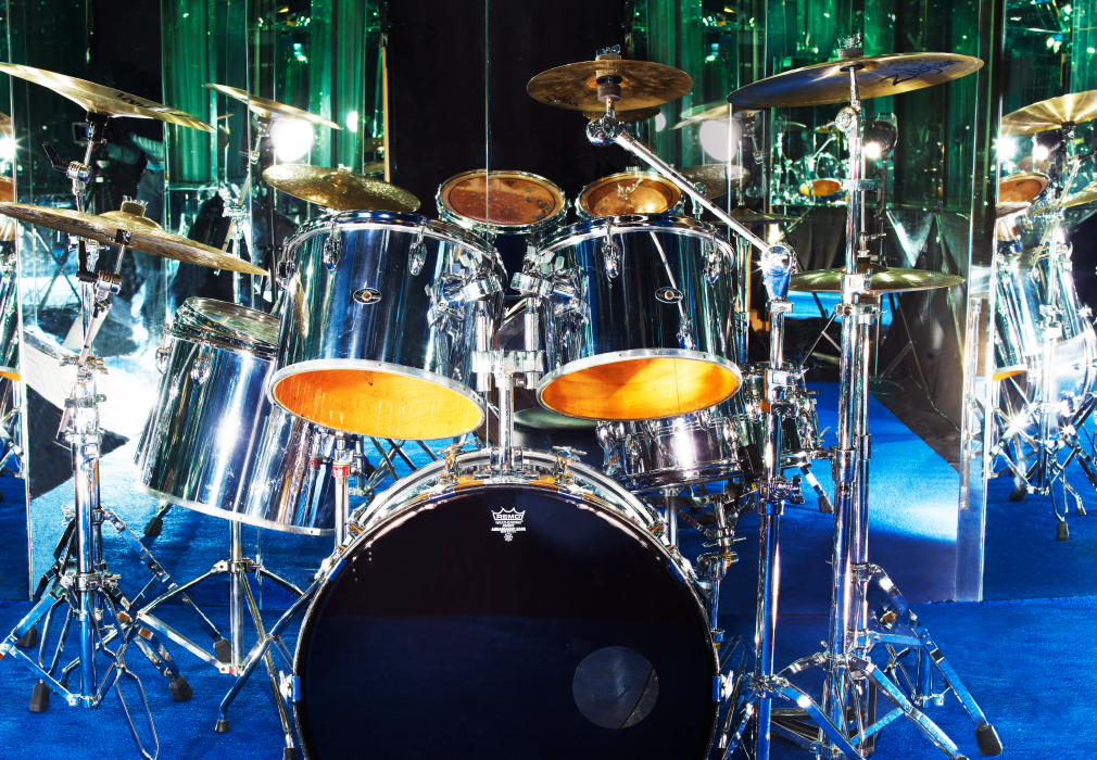 DRUM KIT 2: 80s CHROME KIT, SLINGERLAND MAGNUM
