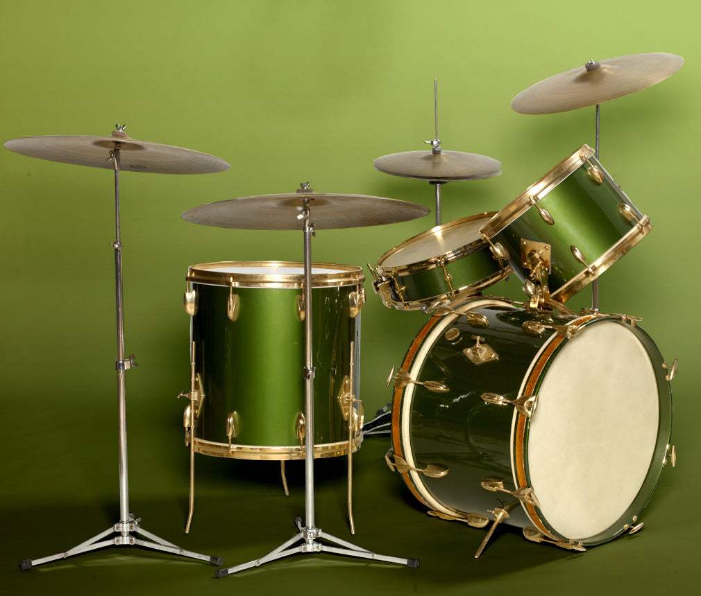 DRUM-KIT 1: SPRING KIT, GRETSCH CADILLAC GREEN NITRON