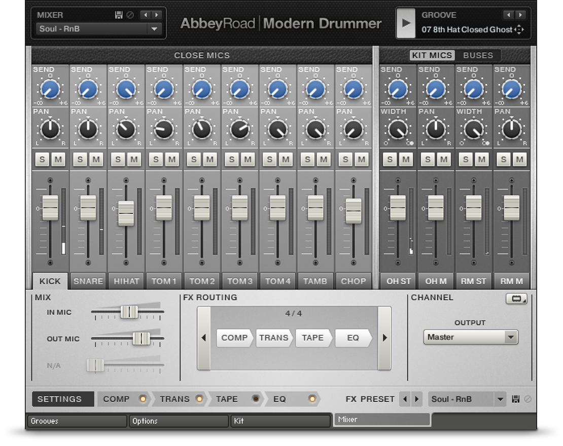新機能：MIXER SECTION