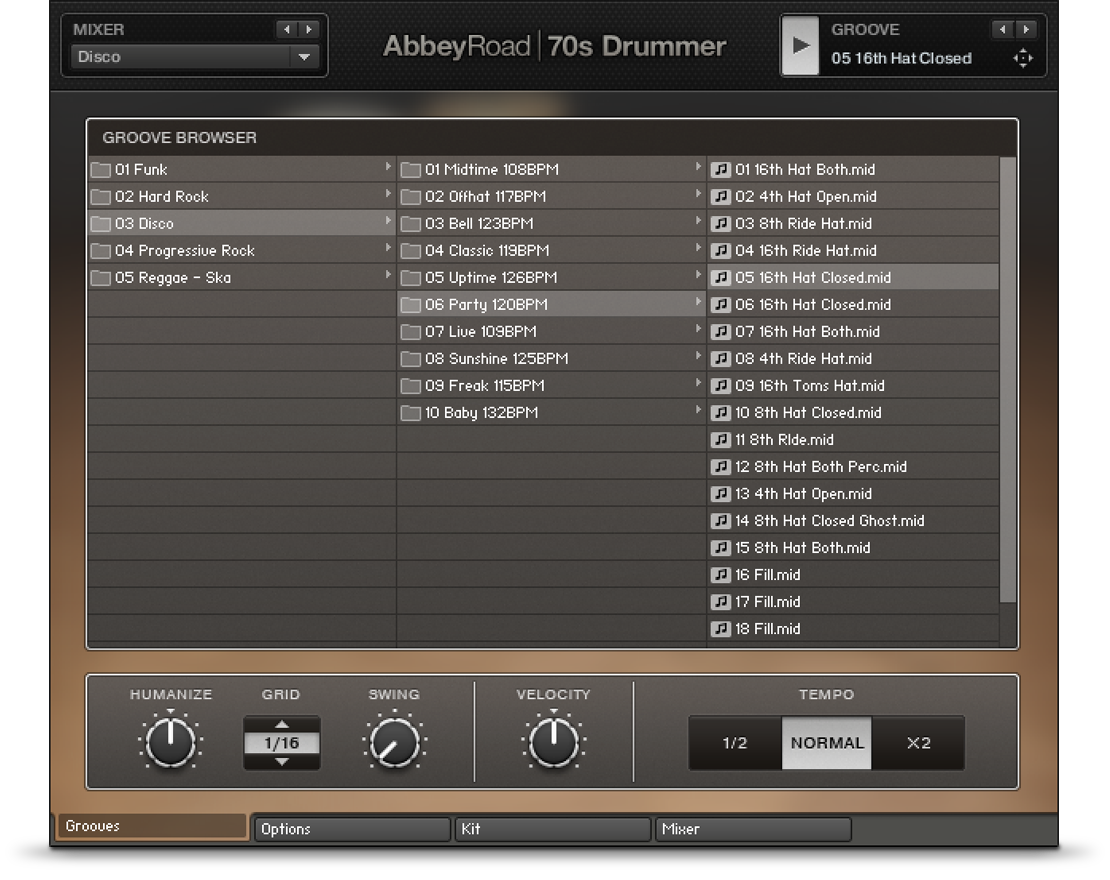 AUTHENTISCHE GROOVE-LIBRARY