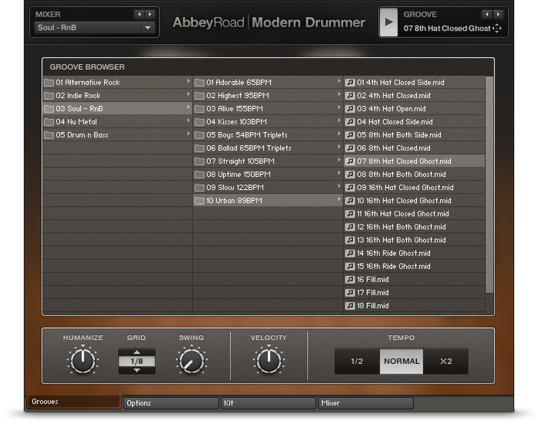 新機能：GROOVE LIBRARY