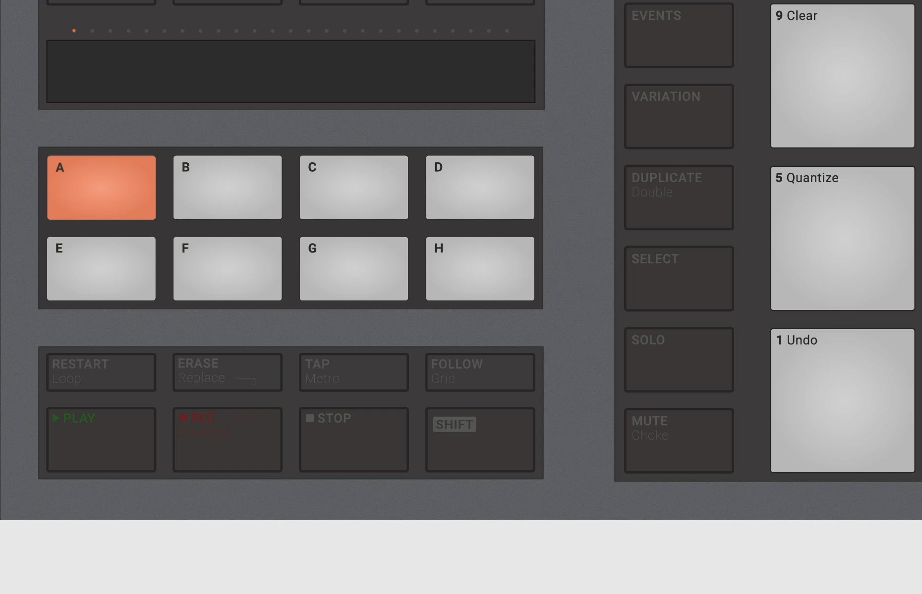 RECORDING A PATTERN