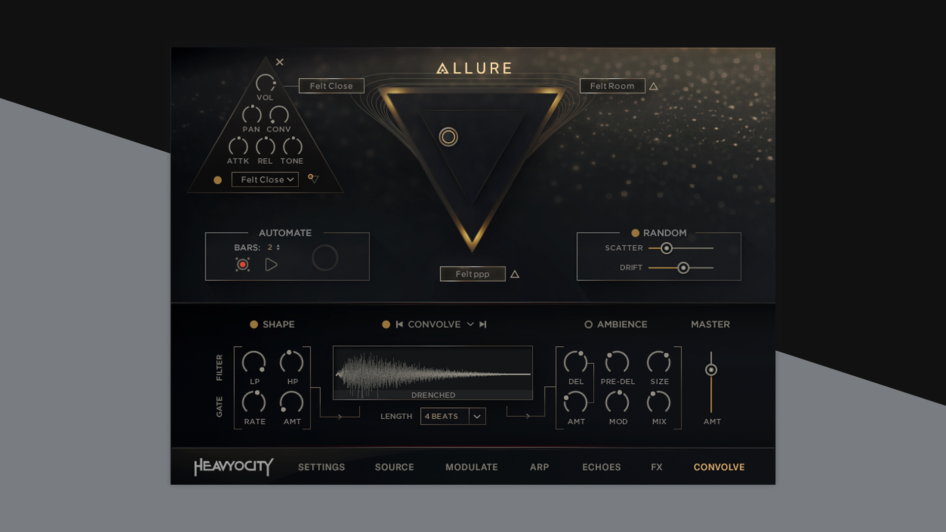 ALLURE Modern Upright