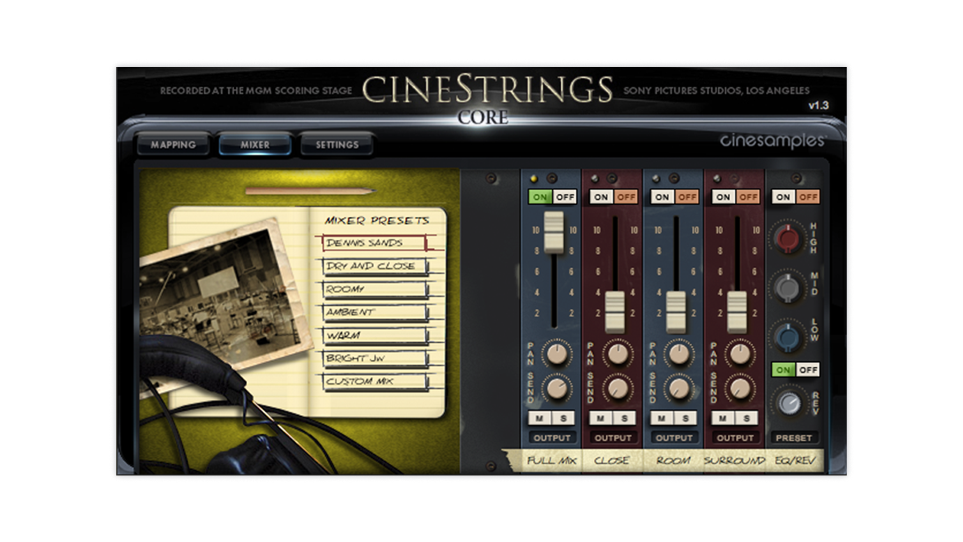 CINESTRINGS CORE