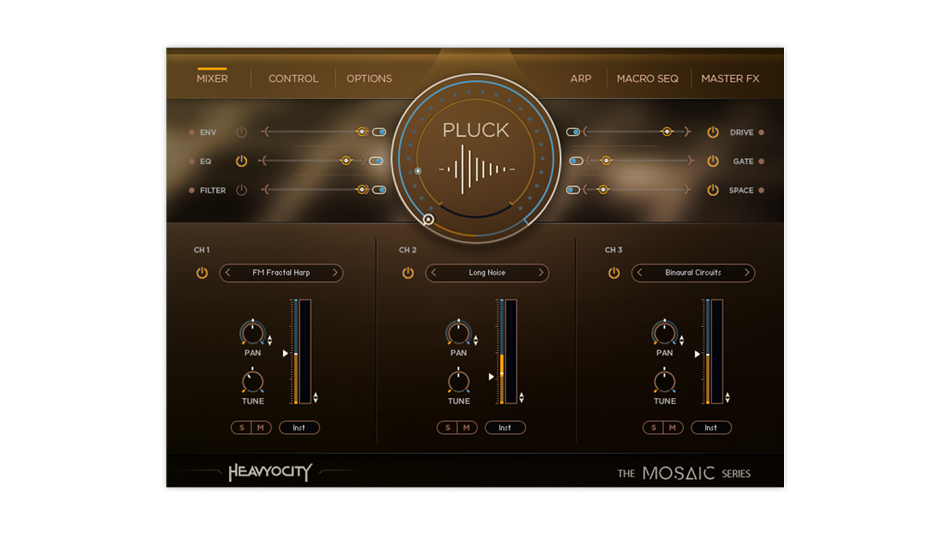 MOSAIC PLUCK