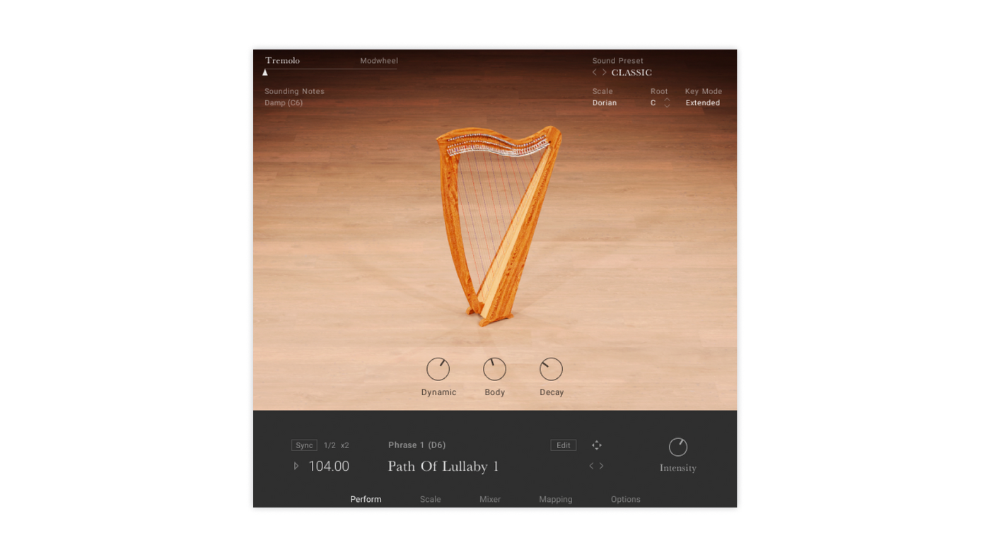 IRISH HARP