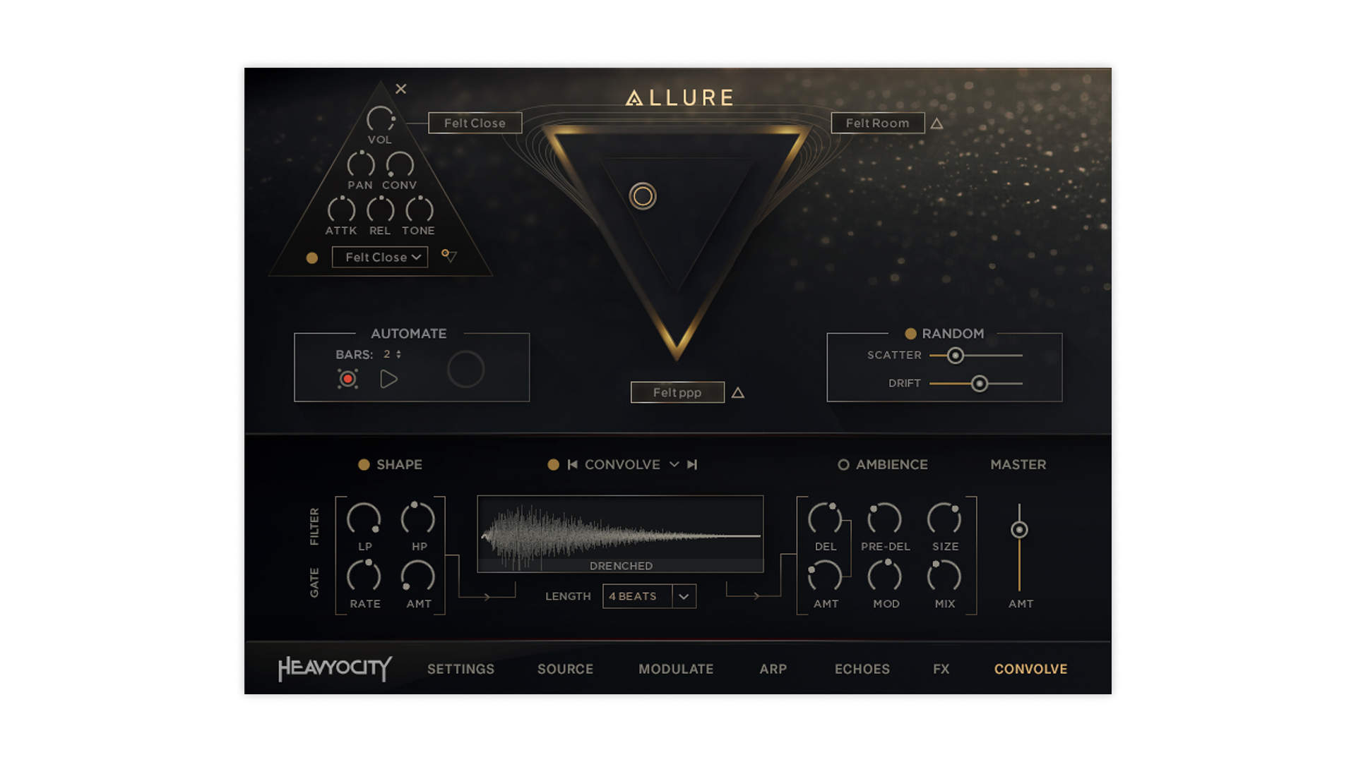 ALLURE Modern Upright