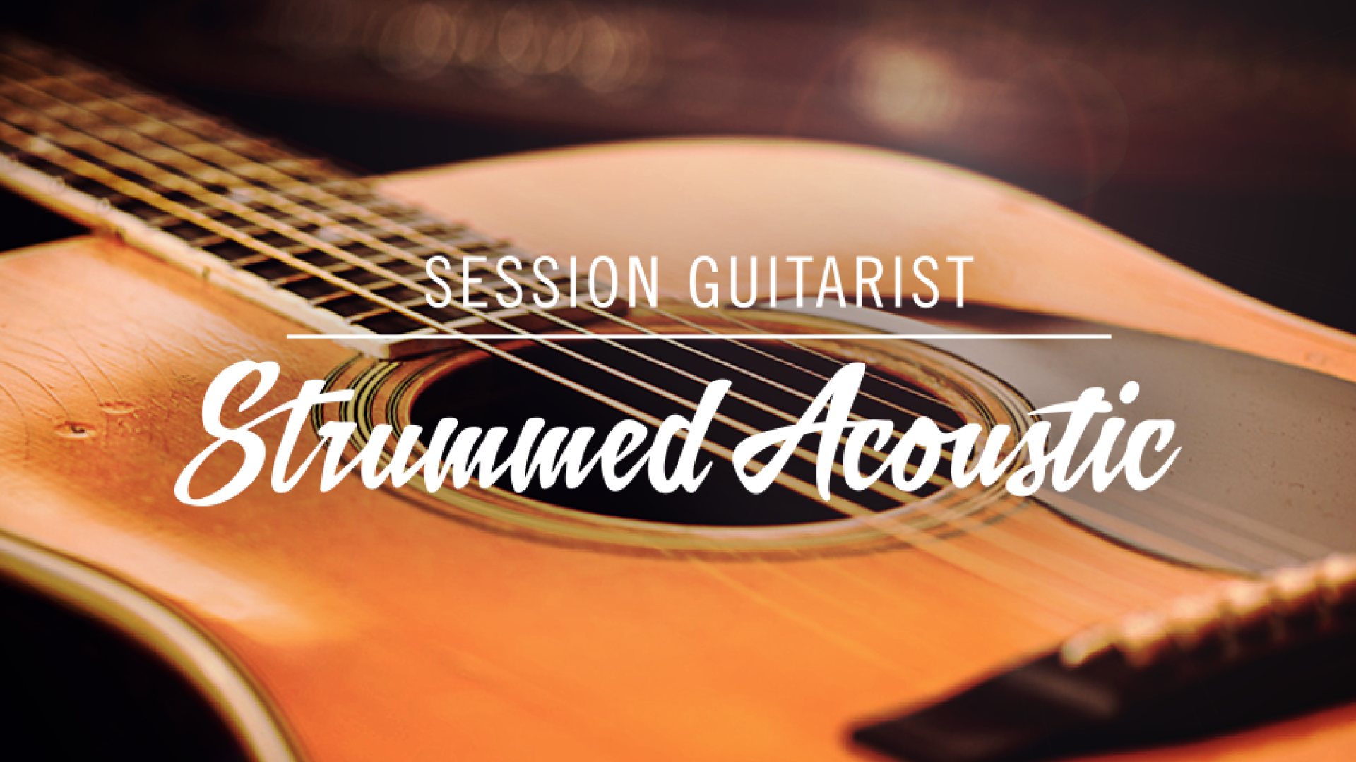 SESSION GUITARIST STRUMMED ACOUSTIC