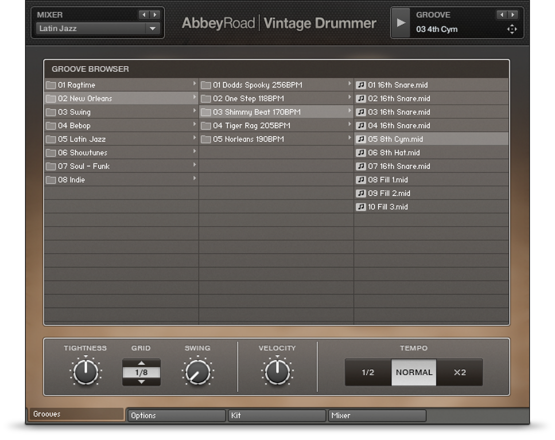 多彩なGROOVE LIBRARY
