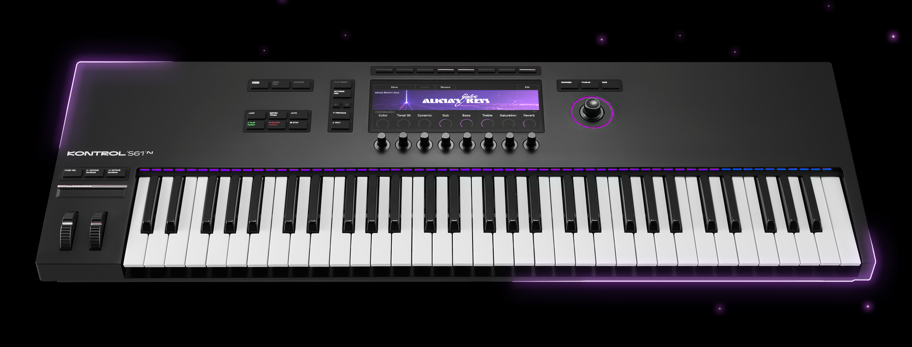 可通过 KONTROL 键盘演奏