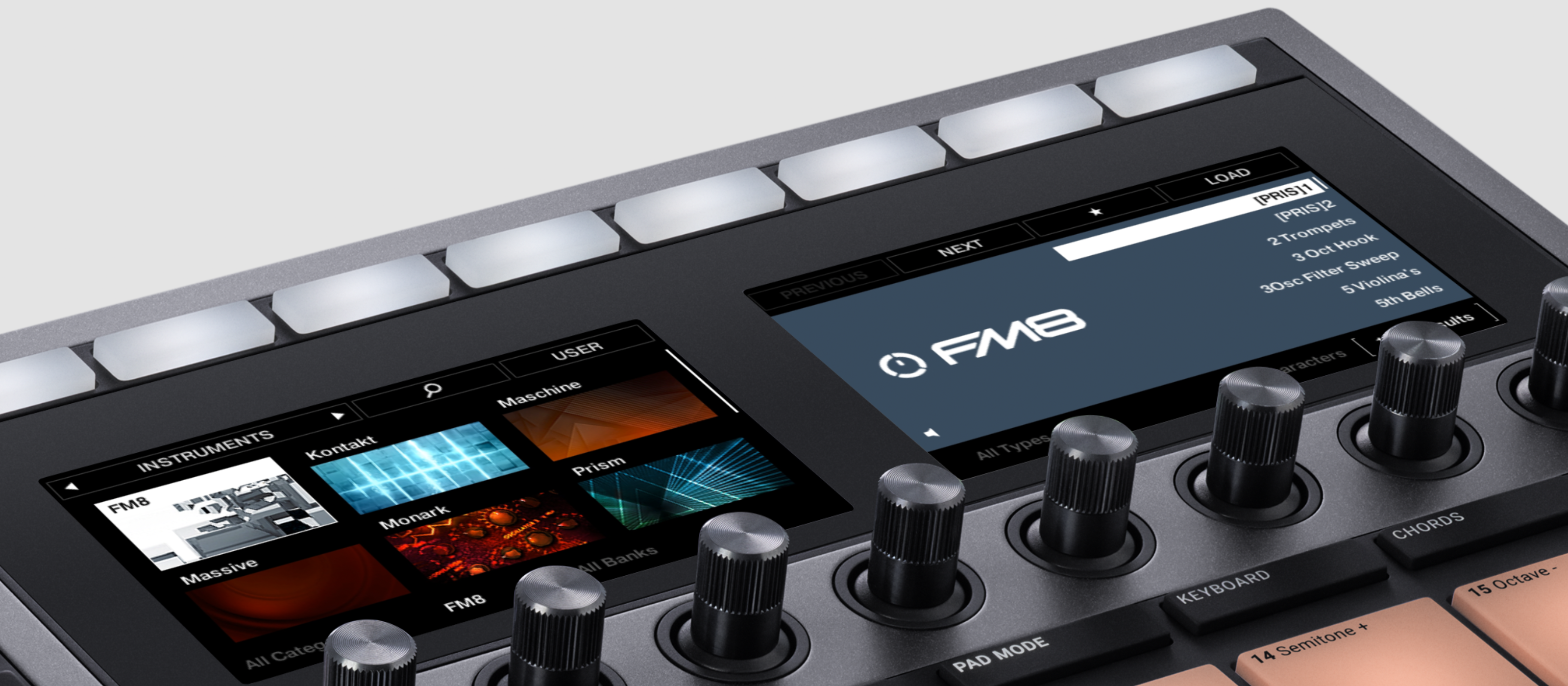 18 INSTRUMENTS, 37 EFFECTS, AND THOUSANDS OF SOUNDS ON BOARD