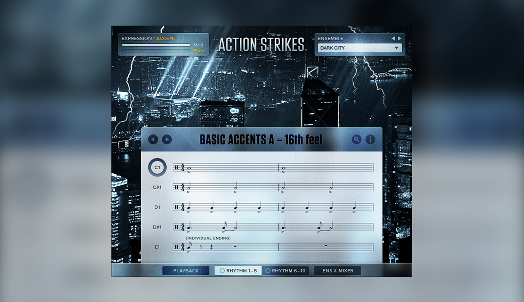 ACTION STRIKES