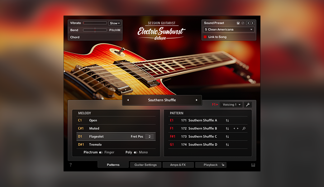 SESSION GUITARIST – ELECTRIC SUNBURST DELUXE