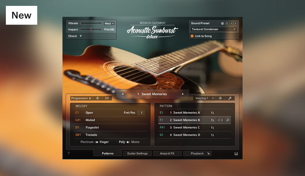 Session Guitarist – Acoustic Sunburst Deluxe