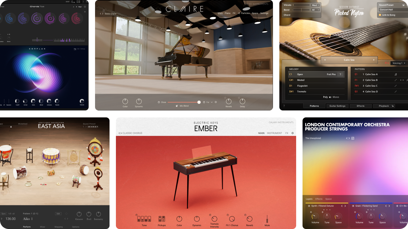 Instruments samplés