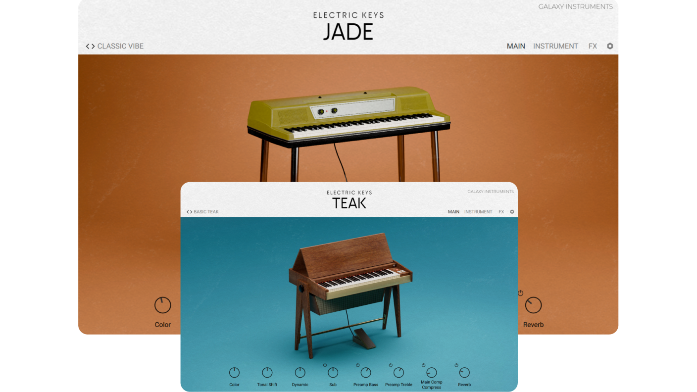 Electric Keys – Jade & Teak