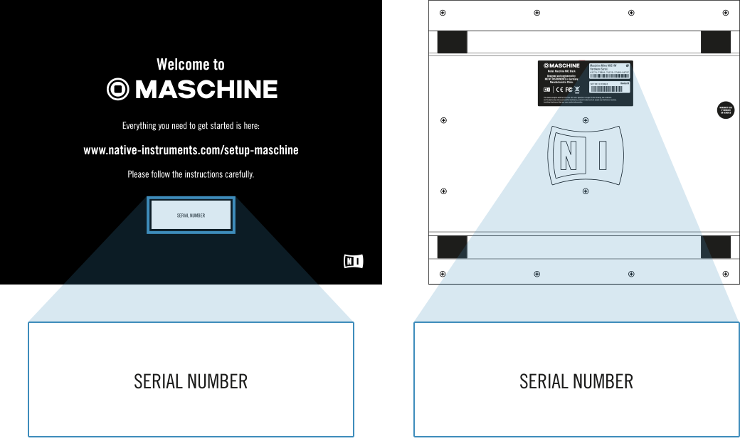 STEP 2: ENTER SERIAL NUMBER IN NATIVE ACCESS<!--new-->