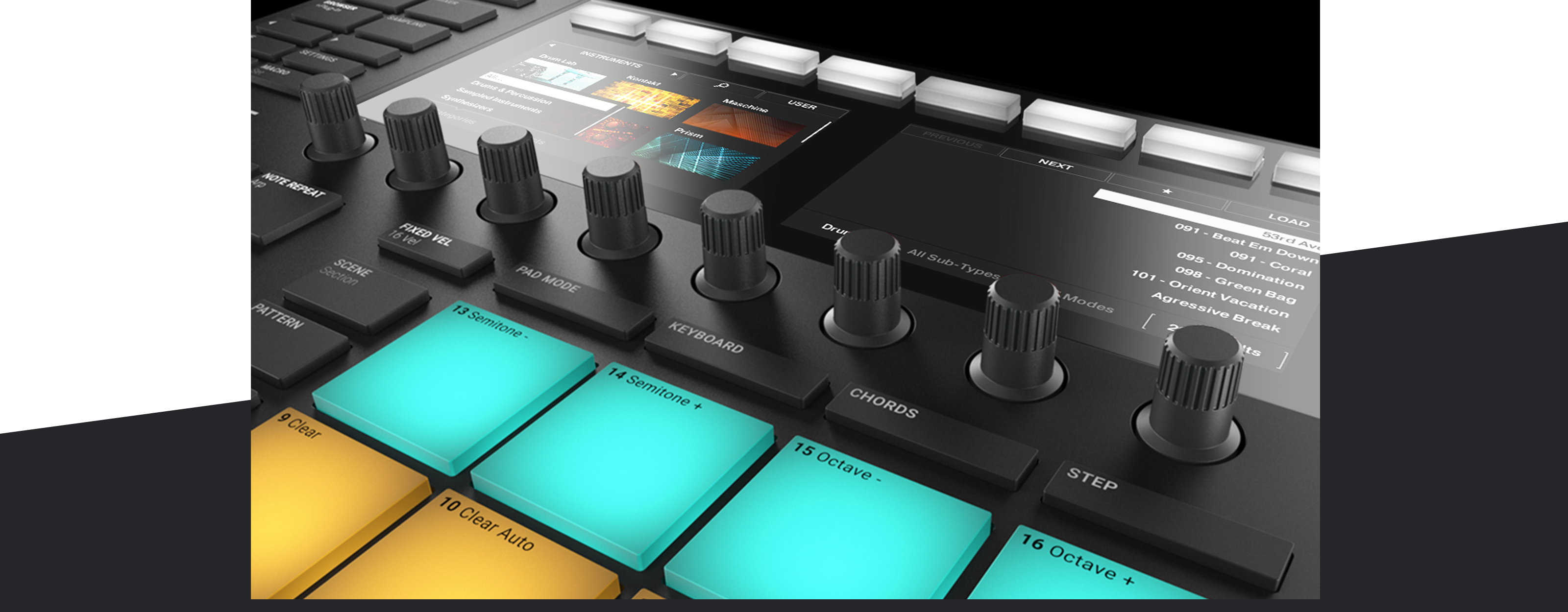 8 TOUCH SENSITIVE KNOBS