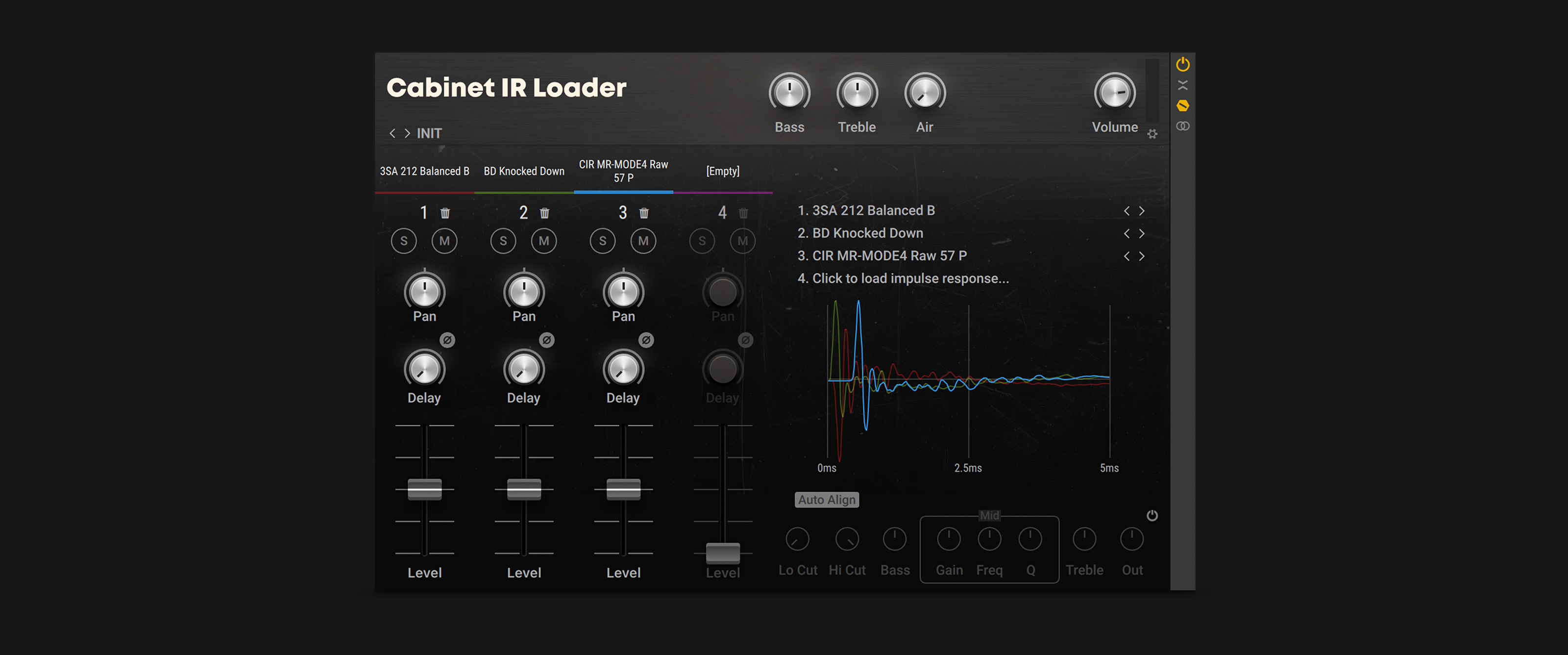 Der neue Cabinet Impulse Response Loader