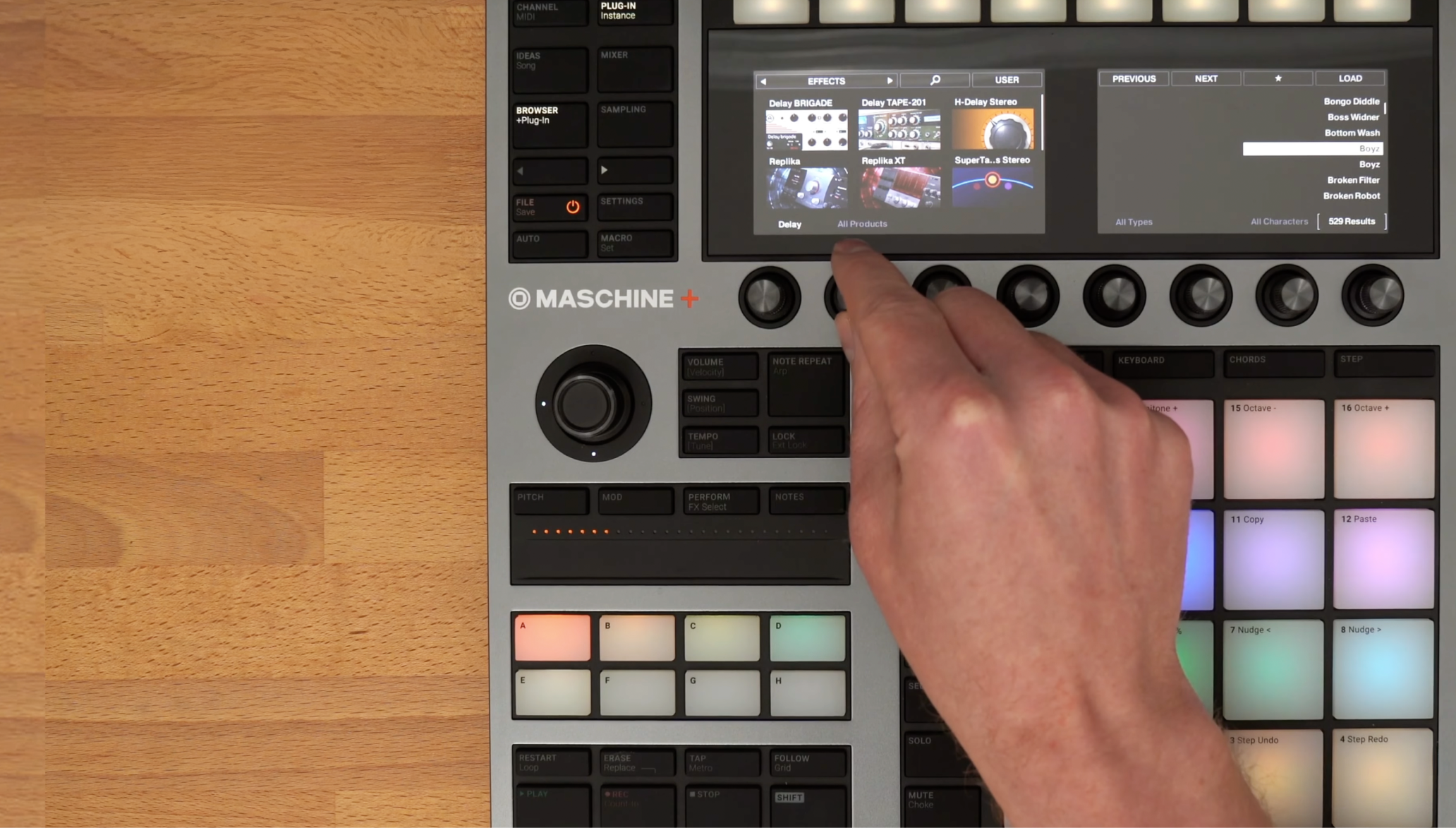 Accessibility guide for Maschine hardware