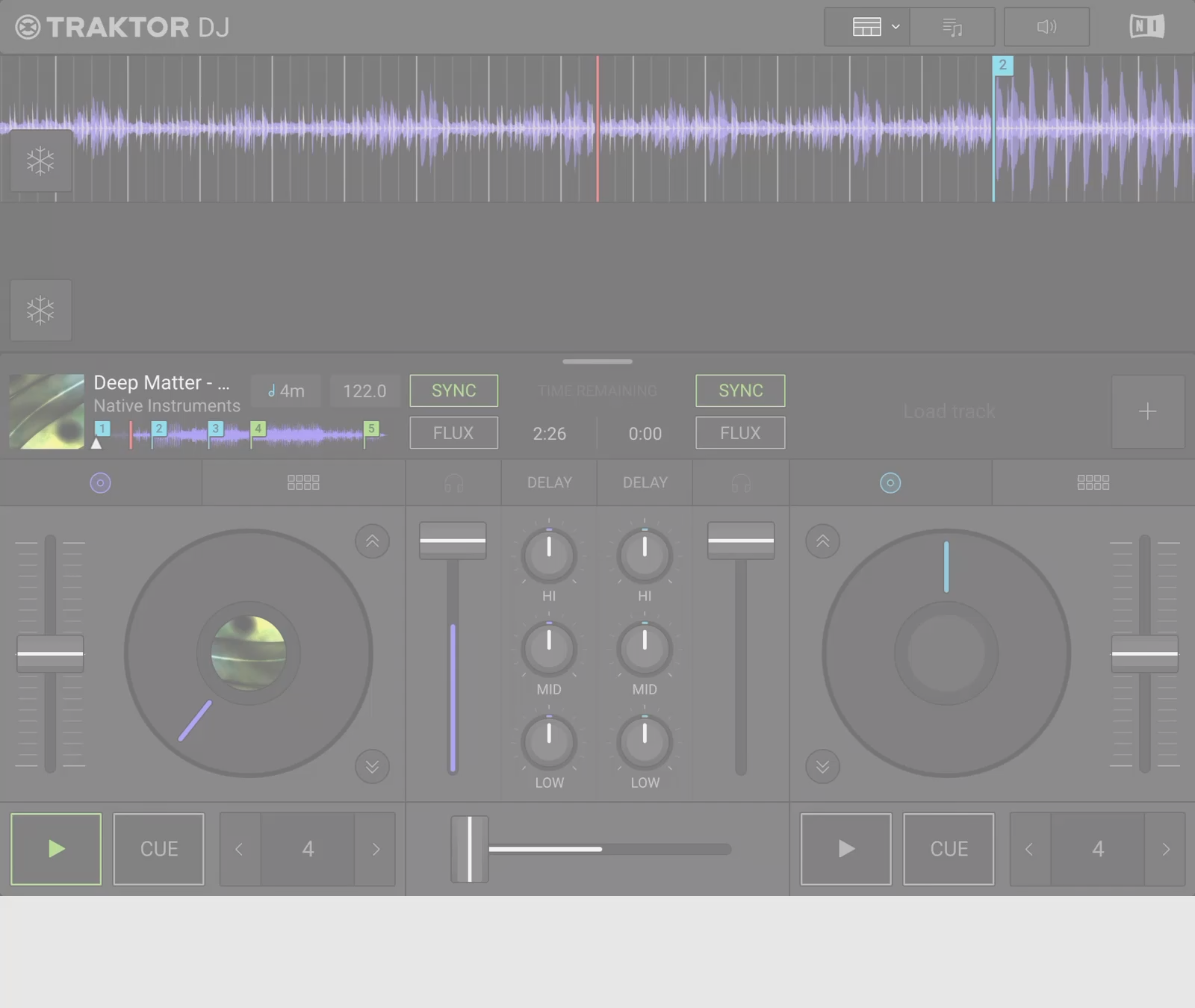 Matching a second track