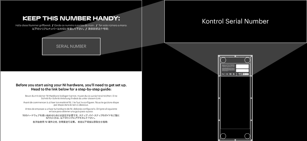 Step 2: Enter Serial Number in Native Access