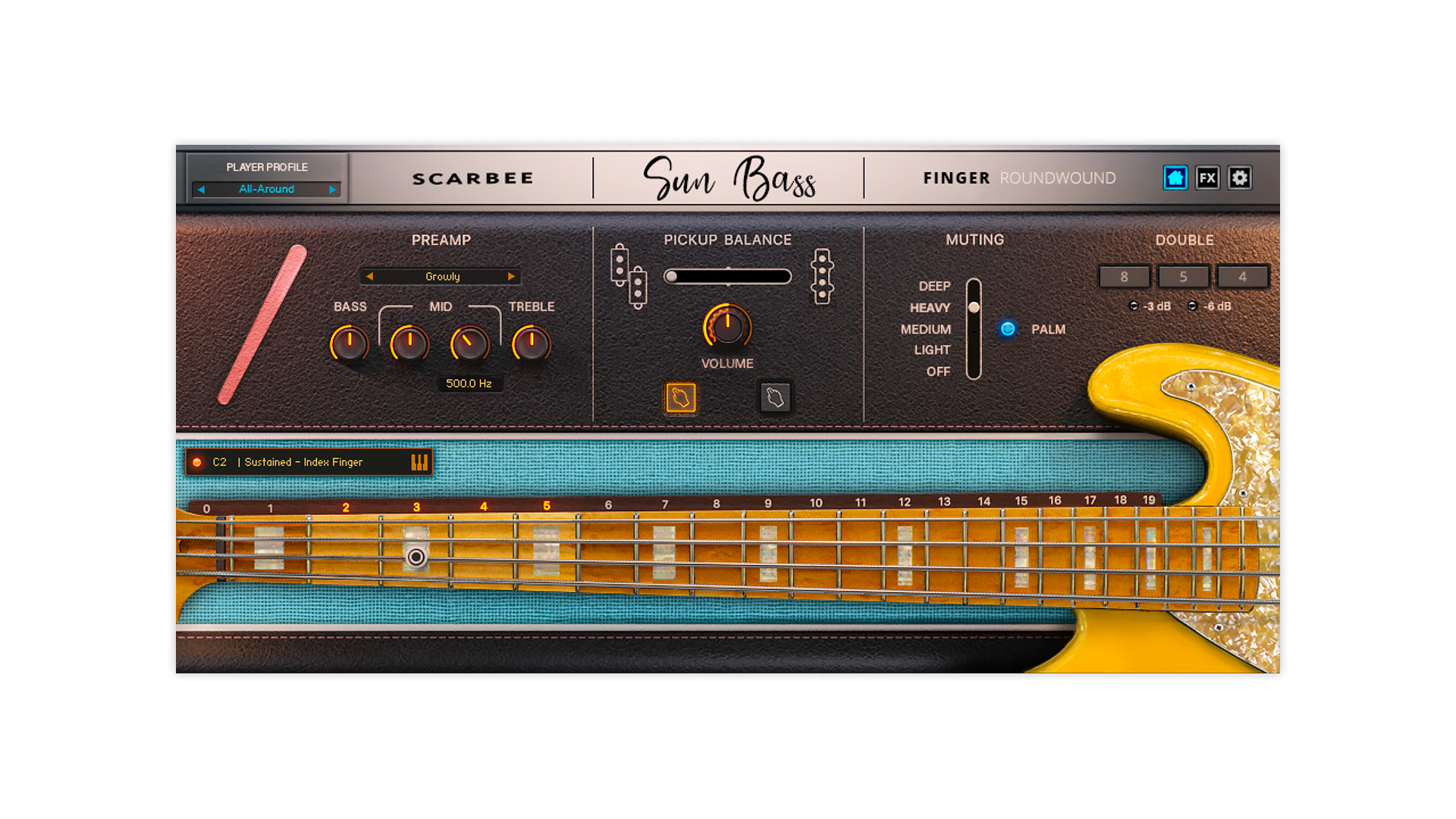 Scarbee Sun Bass - Finger