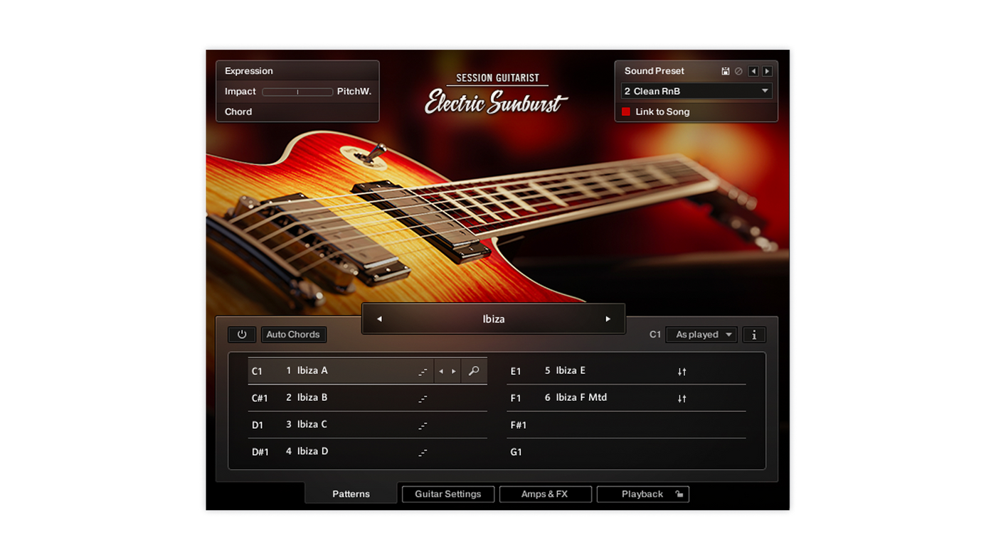 SESSION GUITARIST – ELECTRIC SUNBURST