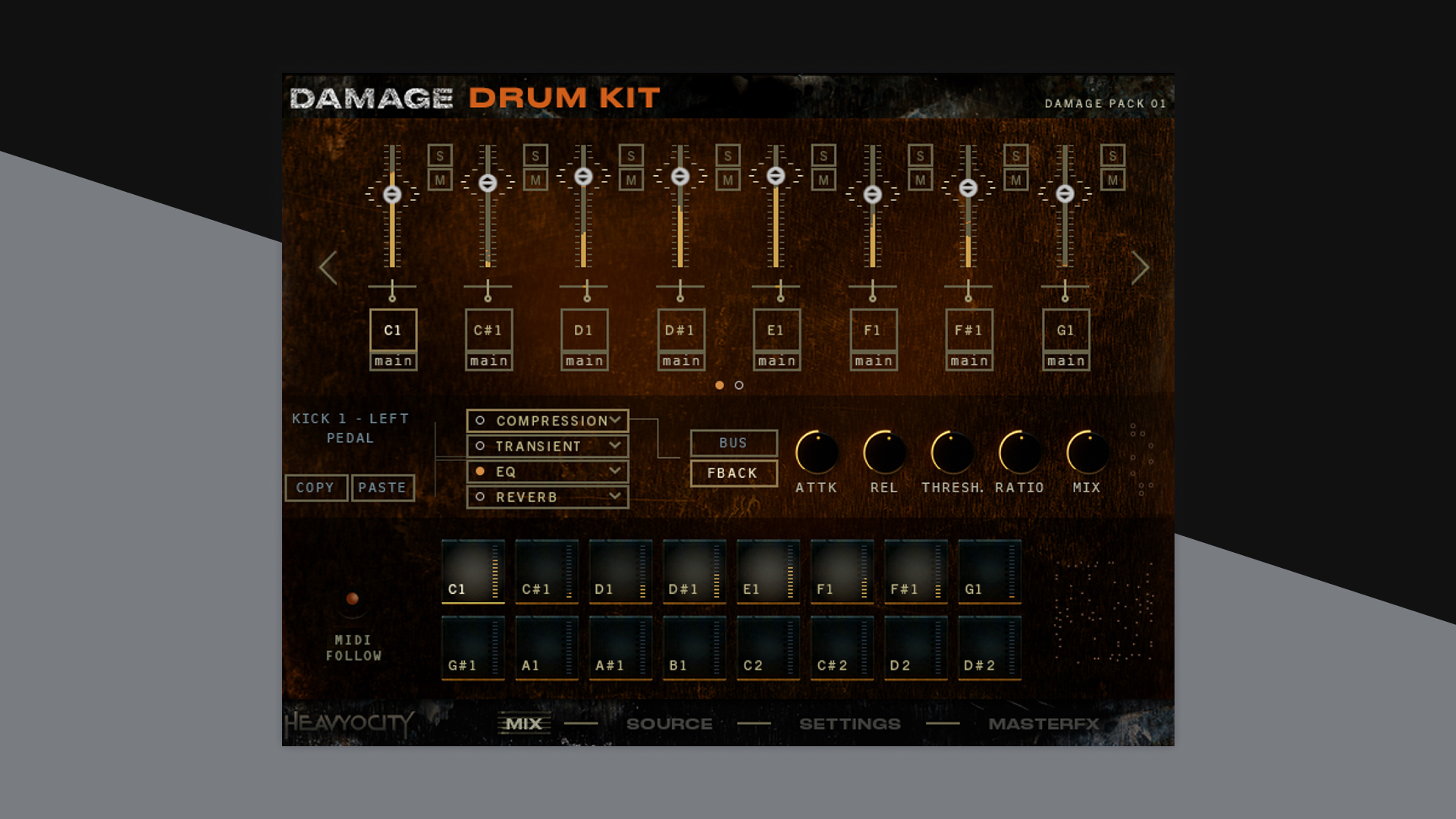 Damage Drum Kit