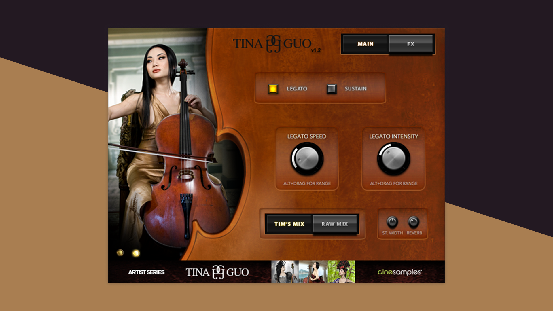 TINA GUO ACOUSTIC CELLO LEGATO